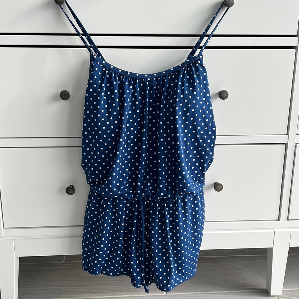 Romper style bathing suit w/pockets. Super cute! NEW WITH TAGS
